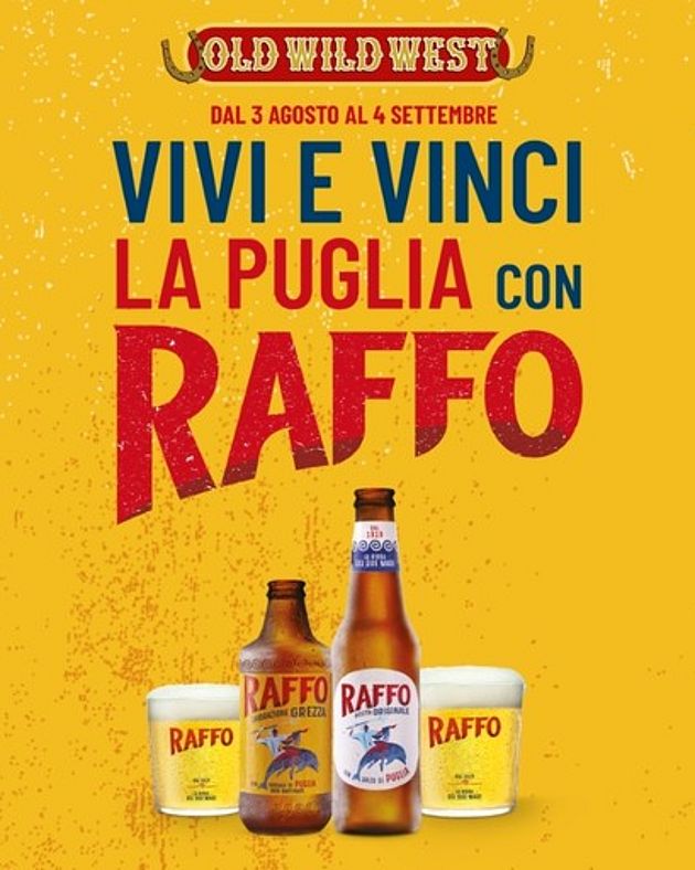 Promo Old Wild West birra Raffo