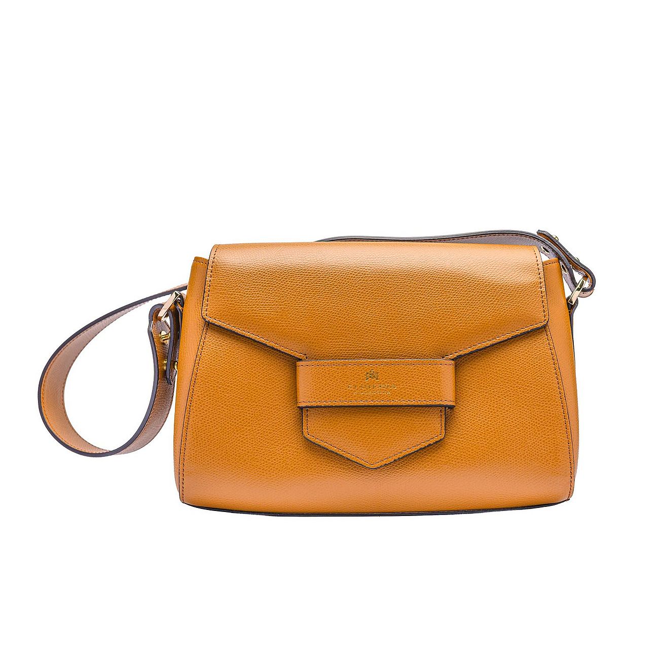 Maia small flap bag borsello perlle caramel cuoieria fiorentina happy friday 