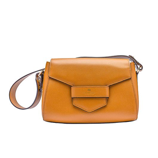 Maia small flap bag borsello perlle caramel cuoieria fiorentina happy friday 