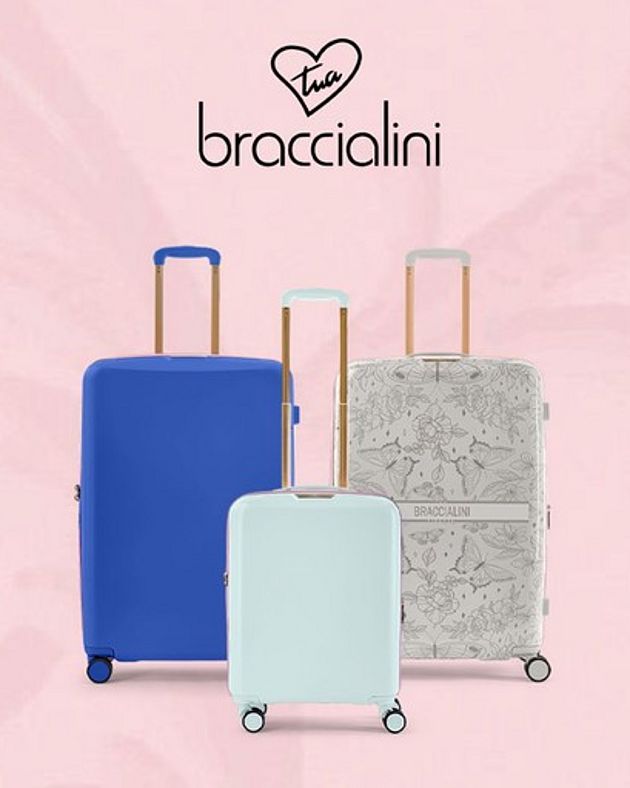 Promo braccialini valigie tinta unita