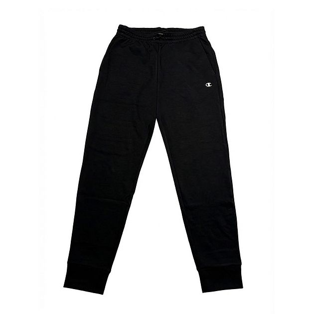 RIB CUFF PANTS CON ZIP COLORE NERO champion happy friday 
