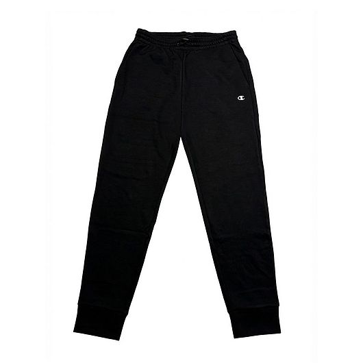 RIB CUFF PANTS CON ZIP COLORE NERO champion happy friday 
