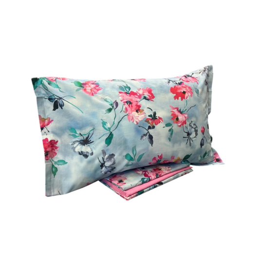 Completo lenzuola matrimoniale in cotone percalle  caleffi happy friday 