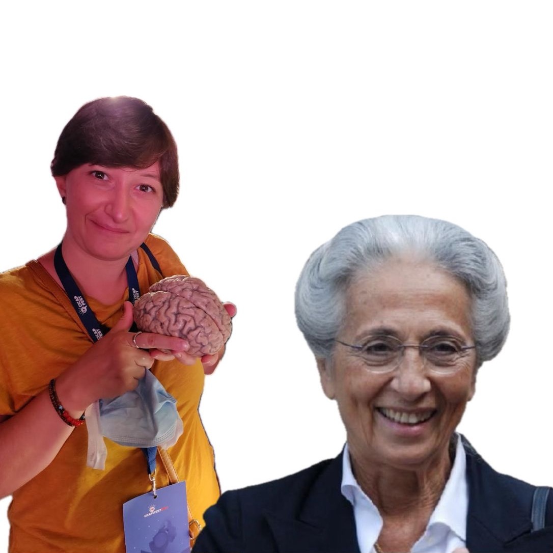 Piera Levi-Montalcini e Sara Garofalo
