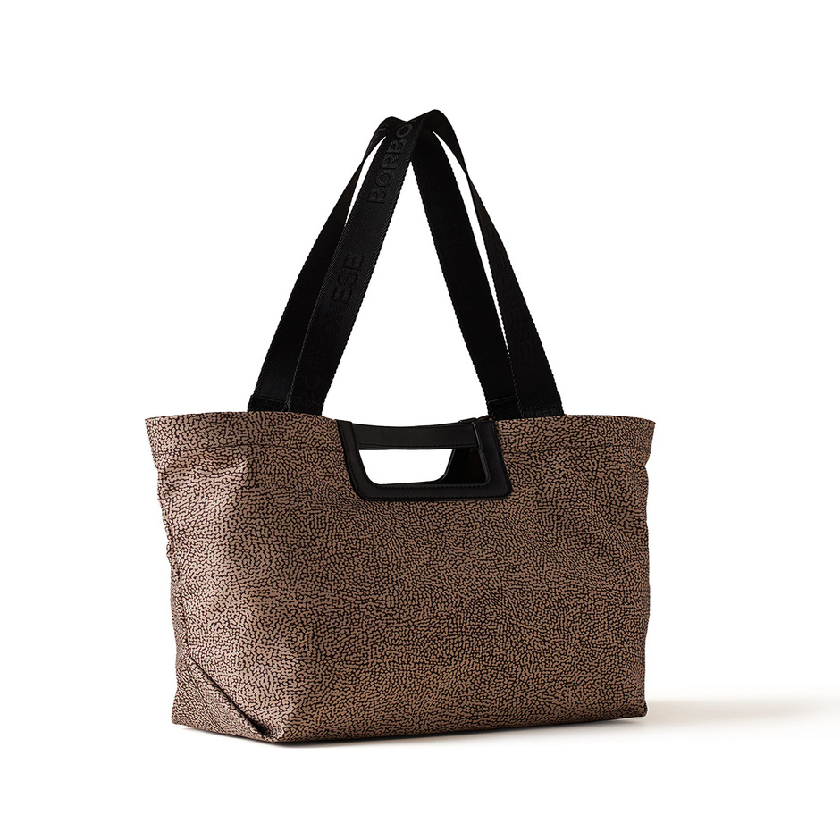 Shopping Bag in tessuto OP Borbonese happy friday 