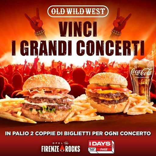 VINCI I GRANDI CONCERTI CON OLD WILD WEST!