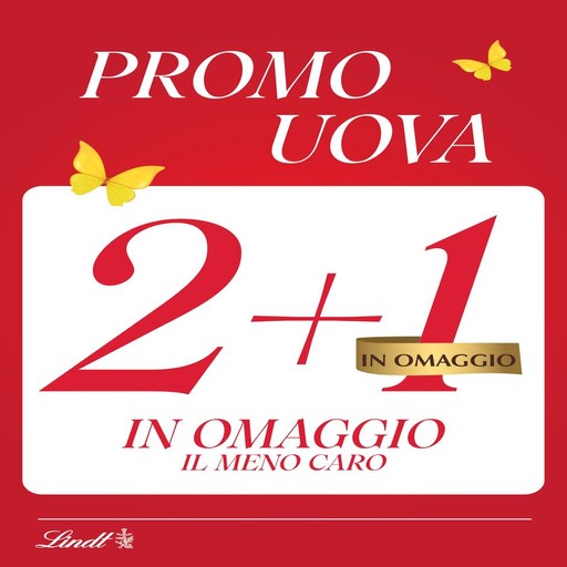 lindt promo uova 2+1