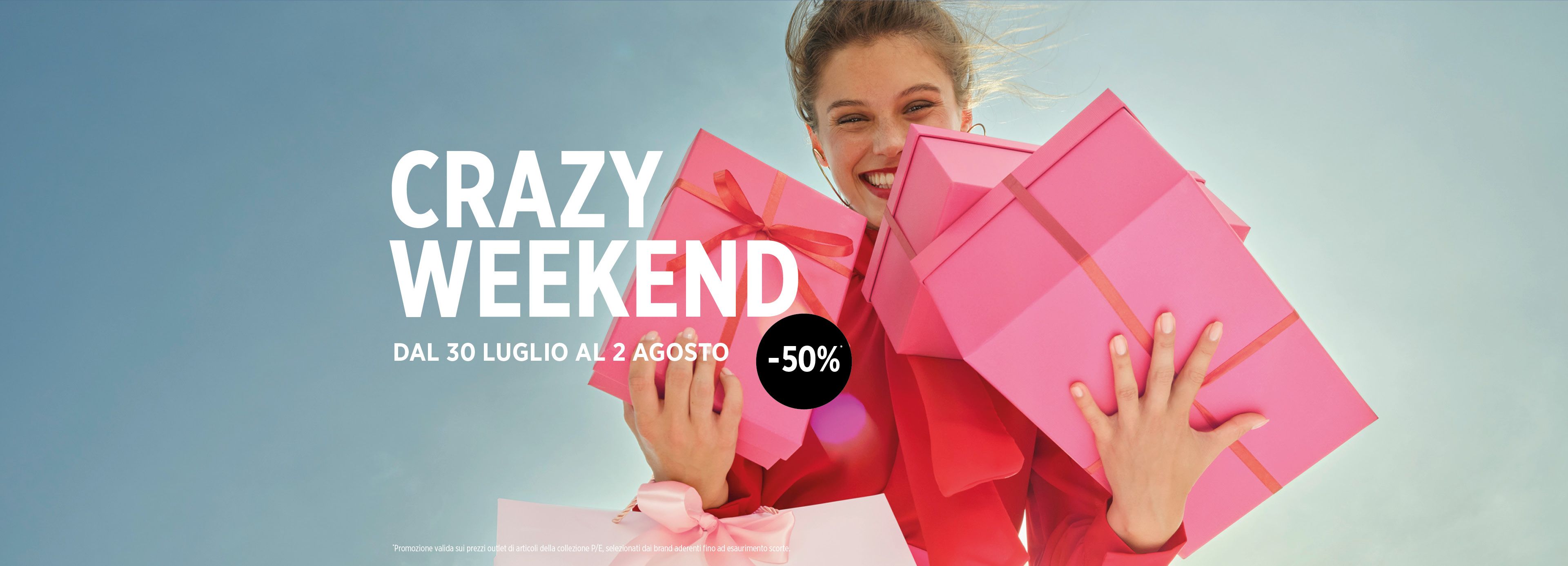 un weekend di promo e prezzi incredibili con Crazy Weekend